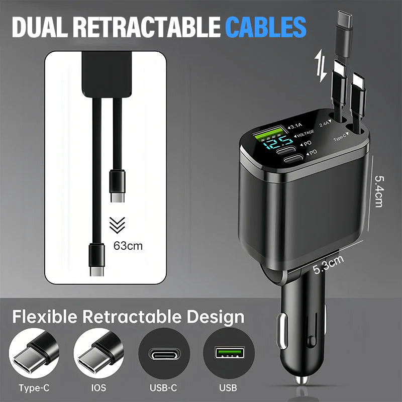 🔥 🔥 Rychlonabíječka do auta Starly Sky s ambientním osvětlením