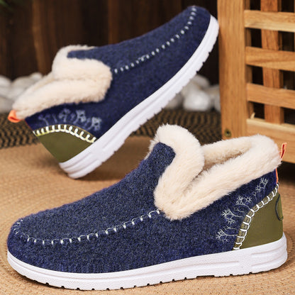 🔥Last Day Promotion 50% OFF - Women's Handcrafted Comfortable Slip-On Snow Boots