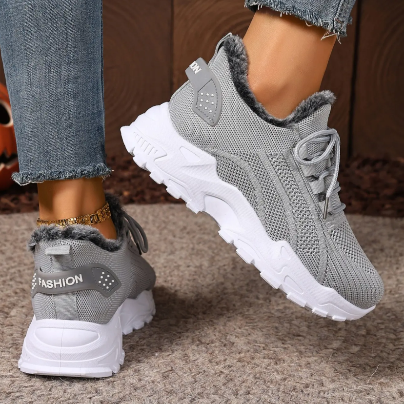 🔥Last Day Promotion 50% OFF - Women's plush cotton sneakers