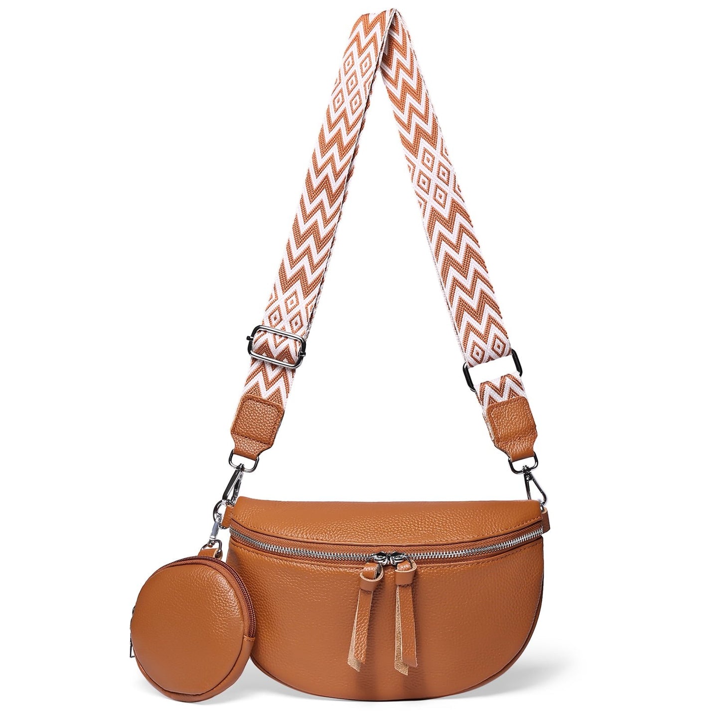👜 Crossbody kabelka👜 Kůže je odolná vůči opotřebení a trvanlivá, takže se nemusíte obávat, že ji v dešti postříká voda, a po dlouhodobém používání se snadno nedeformuje🔥