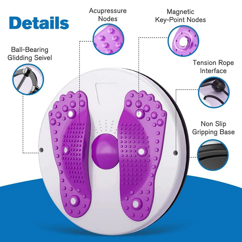 Magnetické posilovací zařízení na kroucení pasu