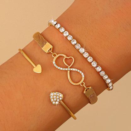 Sada tří náramků v boho stylu