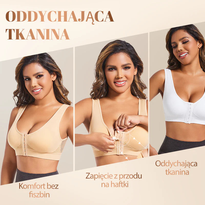 Dámská podprsenka bez kostic s předním zapínáním👙