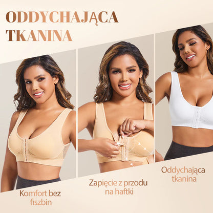 Dámská podprsenka bez kostic s předním zapínáním👙