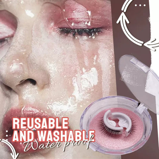 Voděodolné řasy bez lepidla – snadná aplikace za 3 sekundy, opakovaně použitelné a omyvatelné, k dispozici v různých stylech