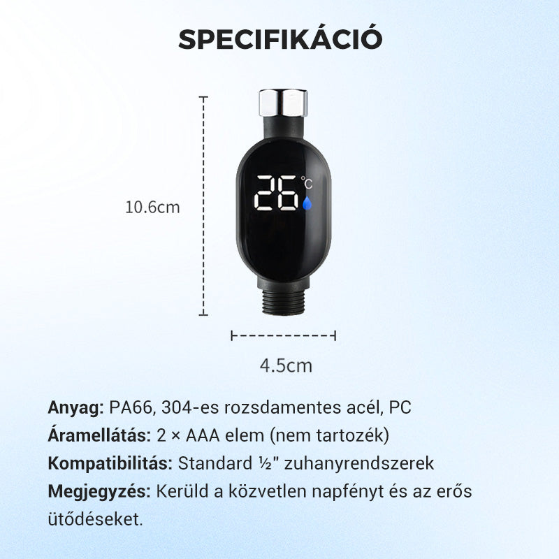 Teploměr – okamžitě zobrazuje teplotu!