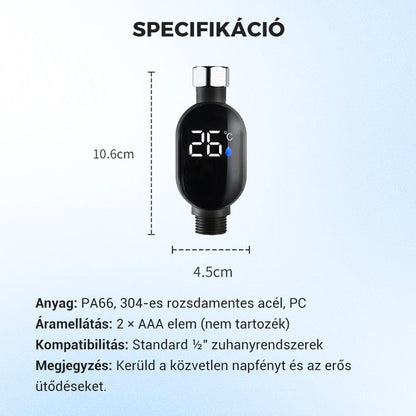 Teploměr – okamžitě zobrazuje teplotu!