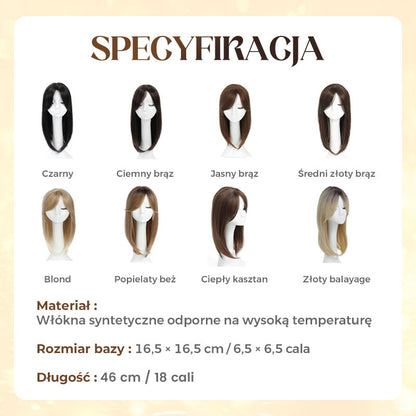 Vrchní vrstvená ofina pro ženy s řídnoucími vlasy