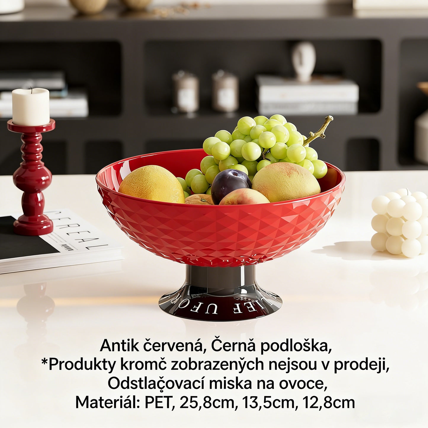Domácí obývací pokoj konferenční stolek svačina a tác s cukrovinkami🌱