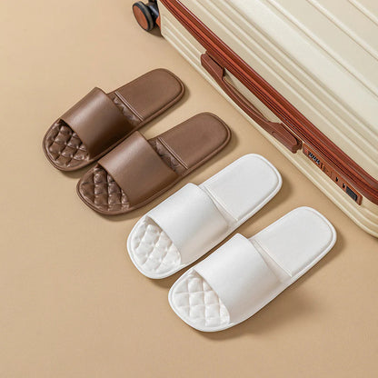 Skládací, protiskluzové jednorázové sprchové pantofle