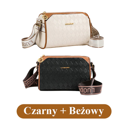 🔥 🔥 Dámská třívrstvá kabelka přes rameno s diamantovým vzorem