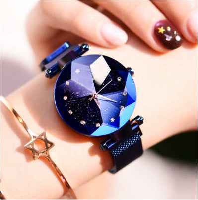 LuxMoon® - Reloj con Diseño Diamante y Correa de Malla + PULSERA DE REGALO