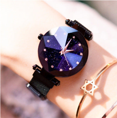 LuxMoon® - Reloj con Diseño Diamante y Correa de Malla + PULSERA DE REGALO