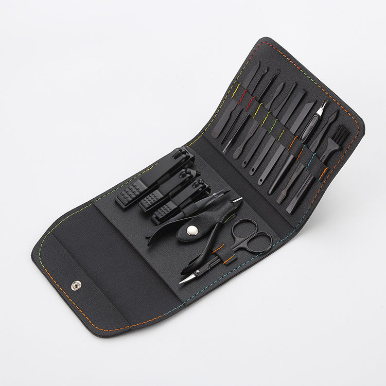 Sada na péči o nehty 16 kusů (10 barev)