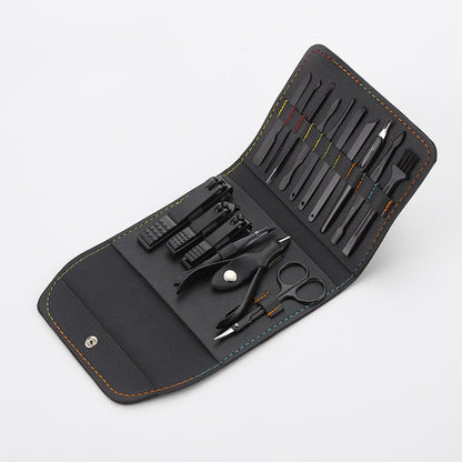 Sada na péči o nehty 16 kusů (10 barev)