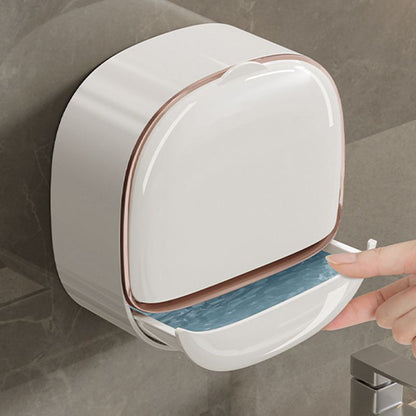 Wall-mounted soap dish