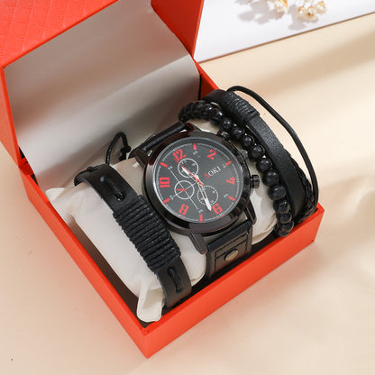 Pánské quartzové hodinky z nerezové oceli, vodotěsné, pro volný čas