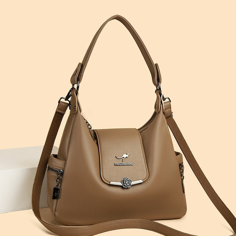 👜2025 Nová dámská podzimní/zimní taška přes rameno s velkou kapacitou