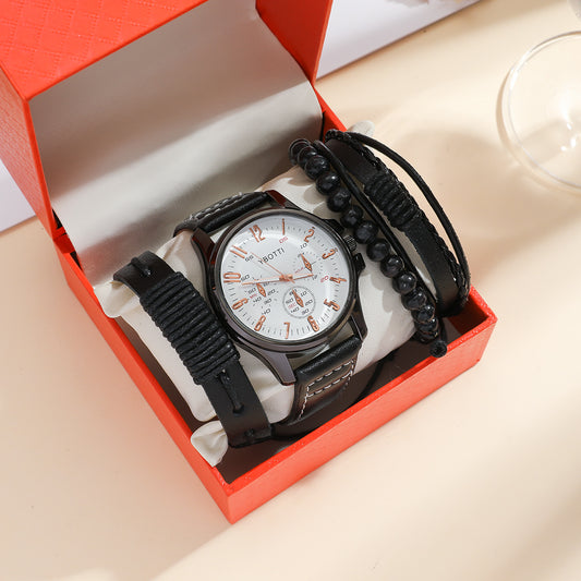 Pánské quartzové hodinky z nerezové oceli, vodotěsné, pro volný čas