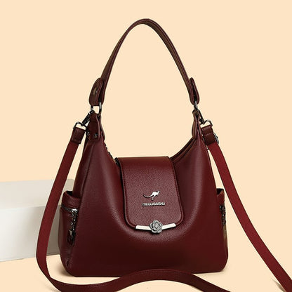 👜2025 Nová dámská podzimní/zimní taška přes rameno s velkou kapacitou