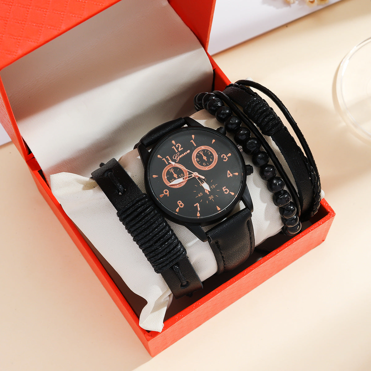 Pánské quartzové hodinky z nerezové oceli, vodotěsné, pro volný čas