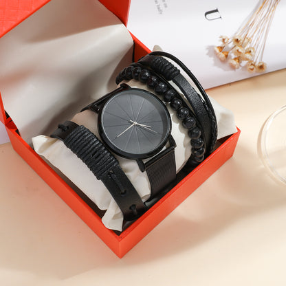 Pánské quartzové hodinky z nerezové oceli, vodotěsné, pro volný čas