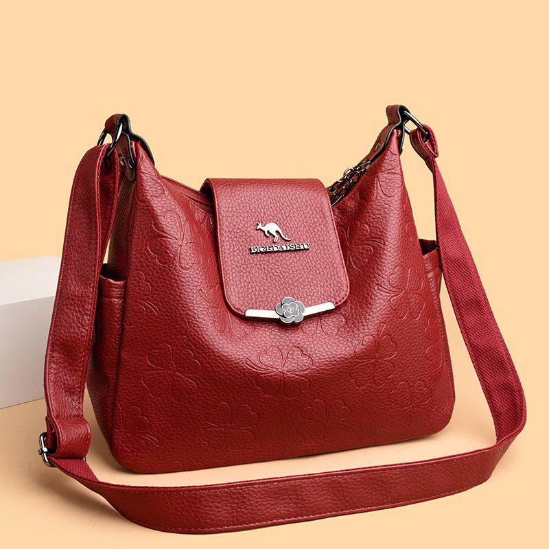 👜2025 Nová dámská podzimní/zimní taška přes rameno s velkou kapacitou