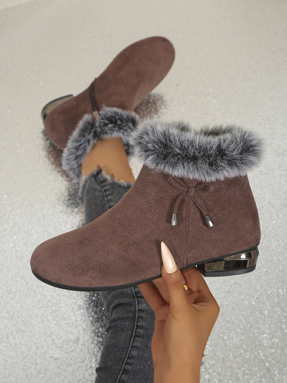 🔥[Akce]Měkké kožené kotníkové boty na středním podpatku - elegantní, pohodlné a ideální na podzim a zimu!