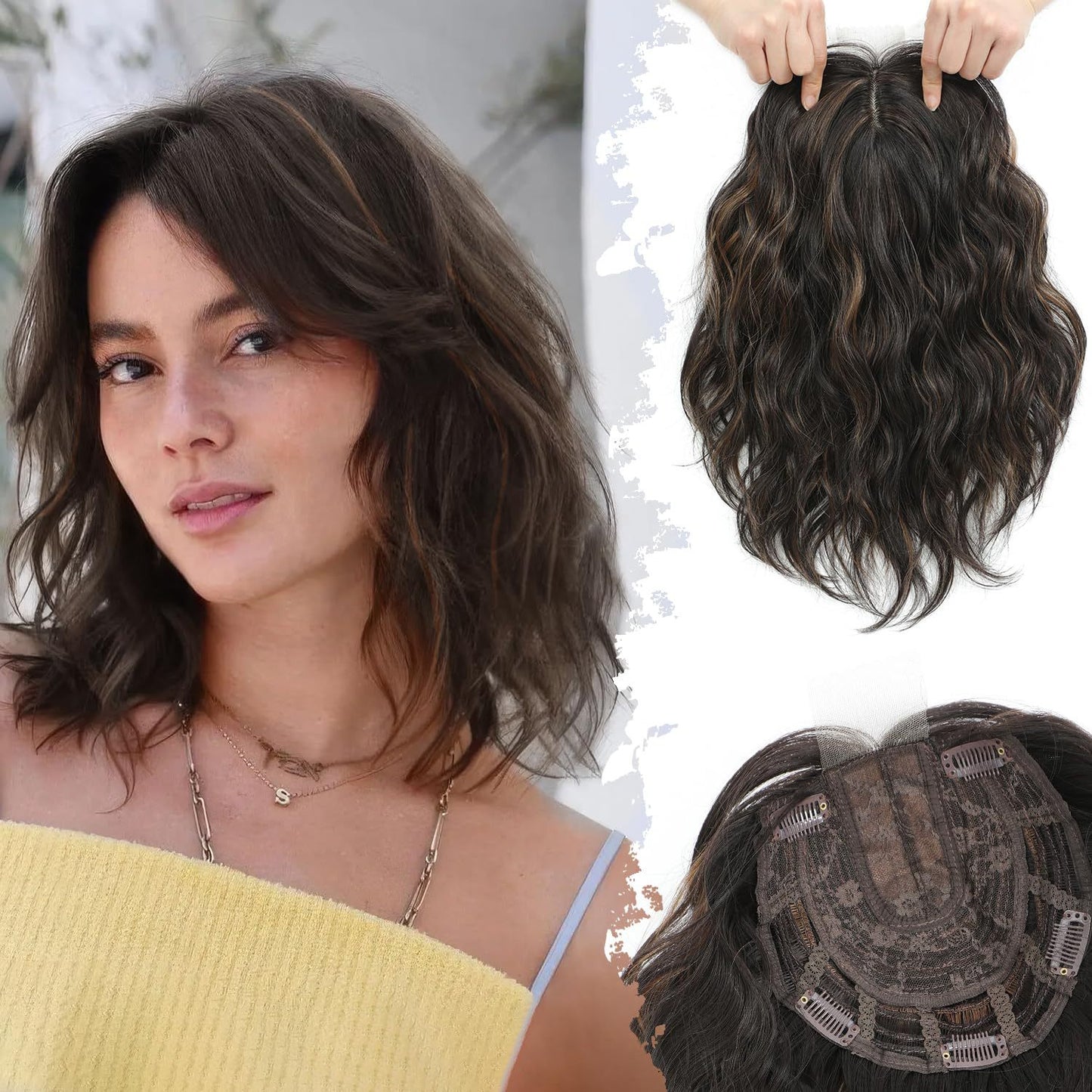 🍀🍀Dámská paruka z přírodních prodyšných syntetických vláken🙆