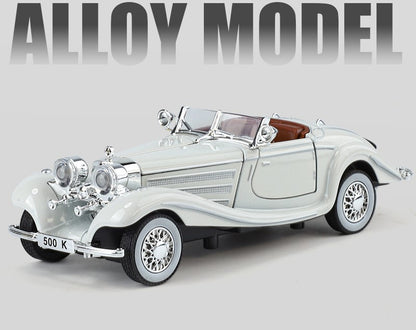 Ornament na model retro klasického auta - vyrobený ze slitiny