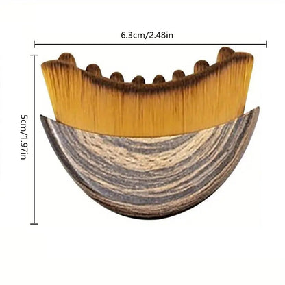 Masážní kartáč na kontury obličeje