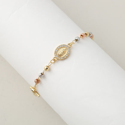 📢📢50% SLEVA!!!✝️Elegantní štrasový křížový náramek