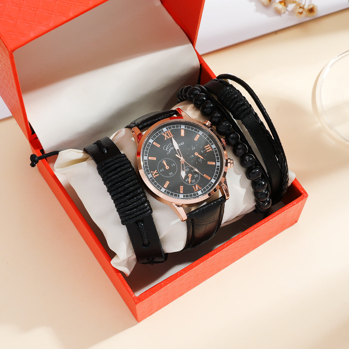 Pánské quartzové hodinky z nerezové oceli, vodotěsné, pro volný čas