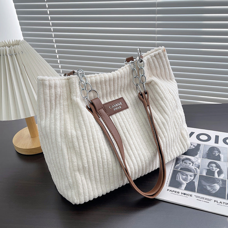 Julia™ | Bavlněná manšestrová taška👜
