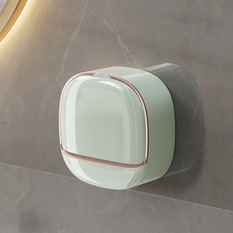 Wall-mounted soap dish