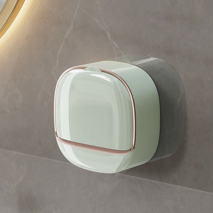 Wall-mounted soap dish