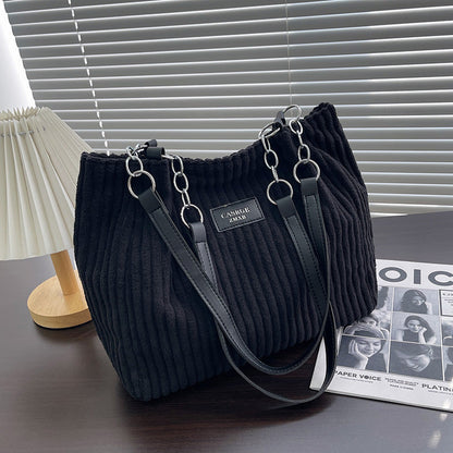 Julia™ | Bavlněná manšestrová taška👜
