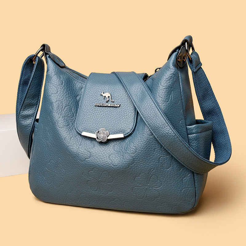 👜2025 Nová dámská podzimní/zimní taška přes rameno s velkou kapacitou