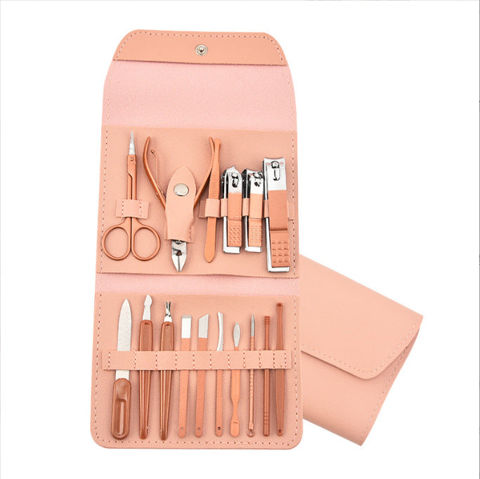 Sada na péči o nehty 16 kusů (10 barev)