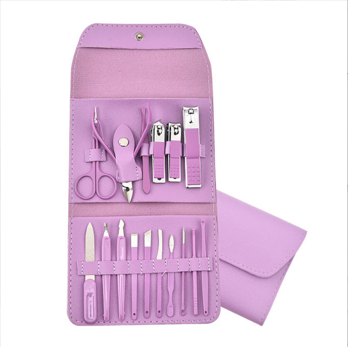 Sada na péči o nehty 16 kusů (10 barev)