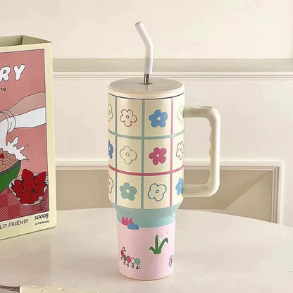 🔥 🔥 Velkoobjemová, super velká izolovaná láhev na vodu. Vyrobeno z nerezové oceli 304🎁