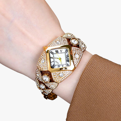 Callie | Dámské hodinky 2025 Elegance se světlem, diamanty a voděodolným designem