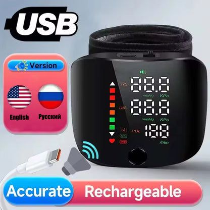 Elektronický měřič krevního tlaku na zápěstí 🛡️