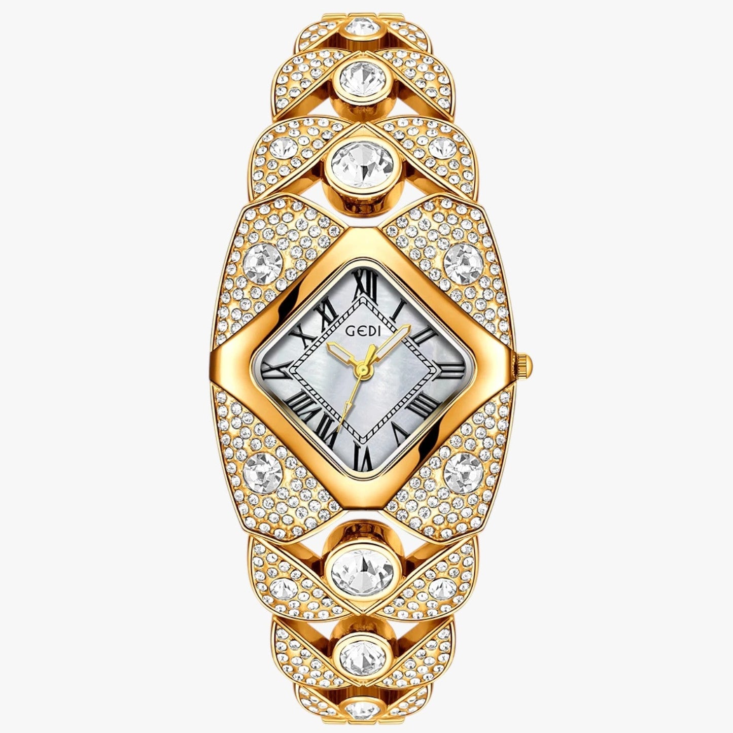 Callie | Dámské hodinky 2025 Elegance se světlem, diamanty a voděodolným designem