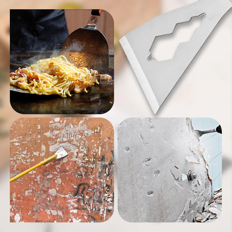 Multifunkční špachtle s dřevěnou rukojetí