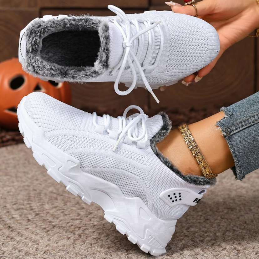 🔥Last Day Promotion 50% OFF - Women's plush cotton sneakers