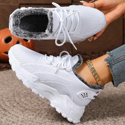 🔥Last Day Promotion 50% OFF - Women's plush cotton sneakers
