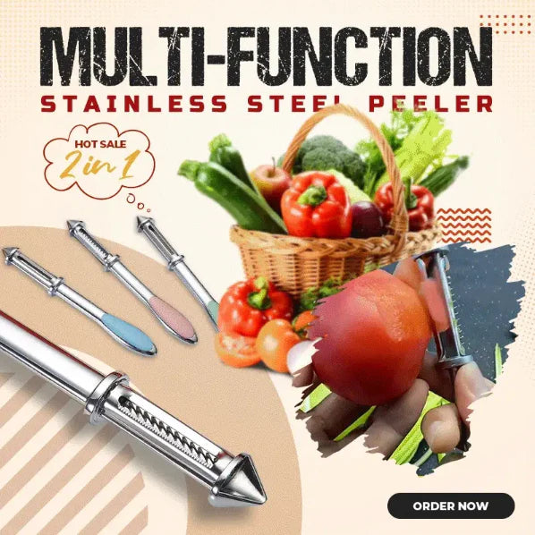 Multifunkční škrabka z nerezové oceli