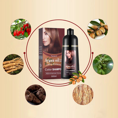 2v1 permanentní barva na vlasy a šampon