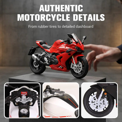 Model motocyklu v měřítku 1:12